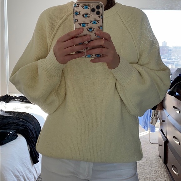 Butter yellow soft sweater by Free People - Picture 5 of 5
